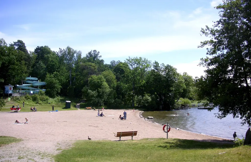Ängbybadet i Södra Ängby, Bromma, Stockholm