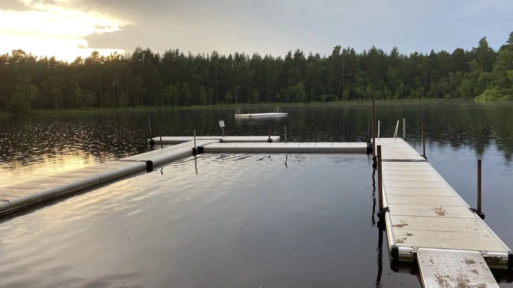 Bandsjön är en härlig badsjö som ligger norr om Riseberga i Klippans kommun, Skåne. Här finns sedan 2019 en stor flotte en bit ut i sjön, handikappanpassad ramp