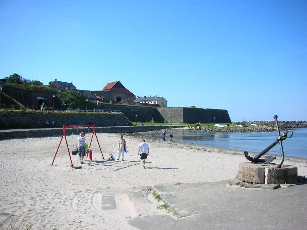 Barnens badstrand i Varberg.