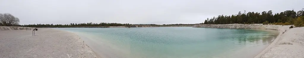 Blå lagunen.