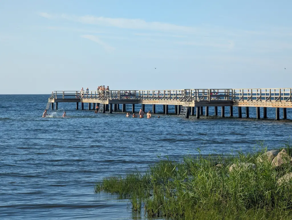 Badet vid Mejeriviken i Borgholm