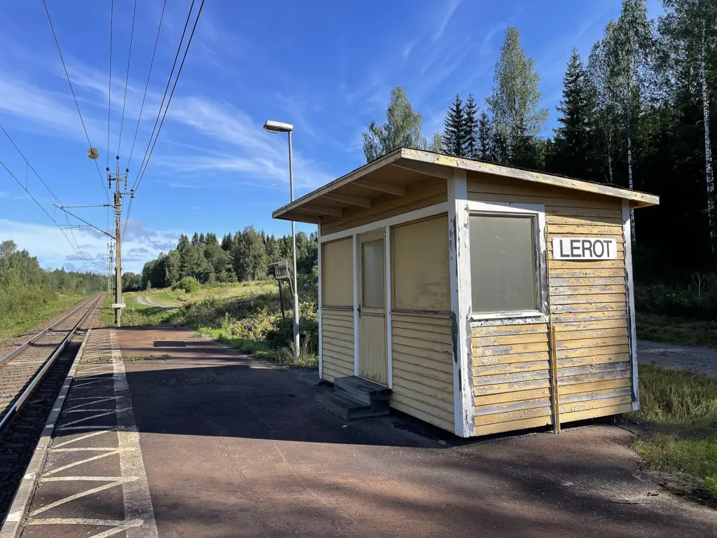 Leskur på Lerot holdeplass