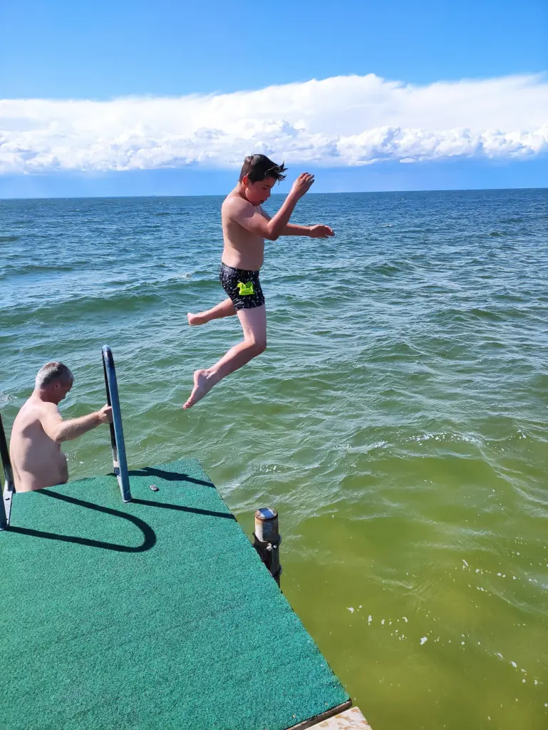 Molo, Djupvik, Öland, Baltské moře, Švédsko