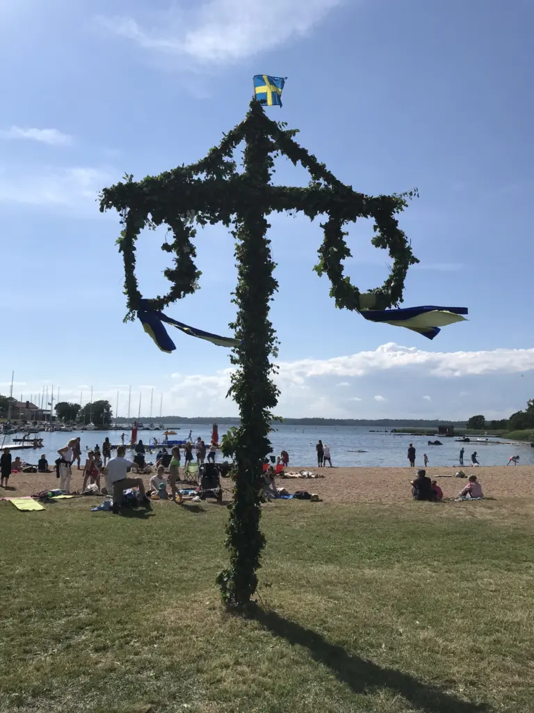 Swedish midsummer pole