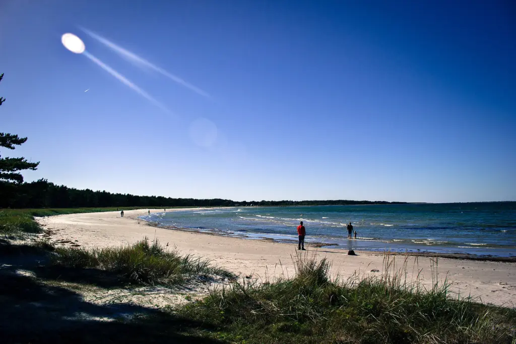 Praia en Ekeviken, Fårö, Gotland.