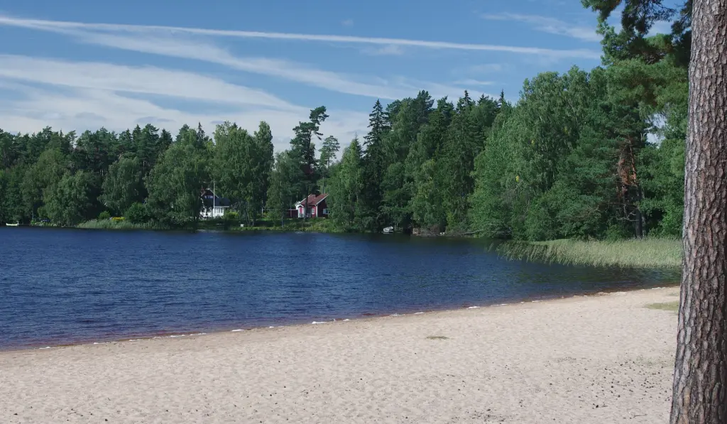 The village Furusjö in Västergötland, Sweden.