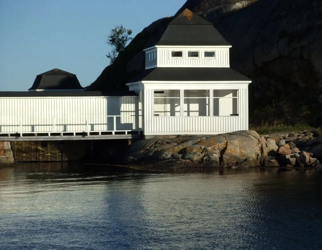 Open air bathhouse (Kallbadhuset) in Lysekil, Sweden.