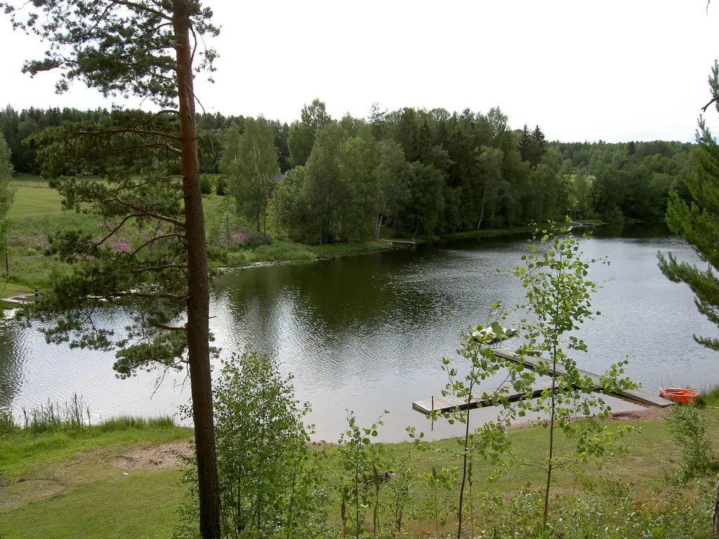 Lake Käringtjärn in Västerby, Hedemora municipality, Sweden