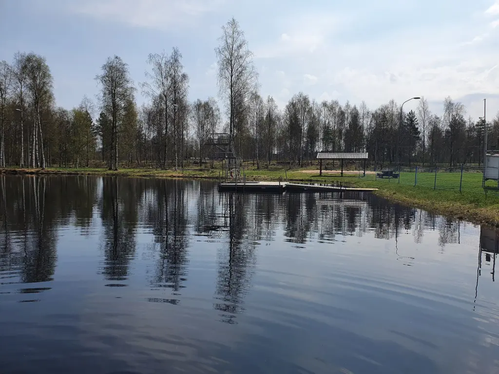 public beach Köttkullasjön