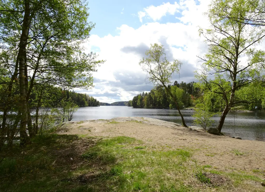 Kvarnsjön, vy från Gladö kvarn