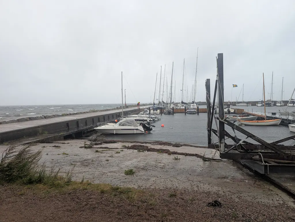 Besöki Kyrkbackens hamn i Ven den 3 augusti 2025.