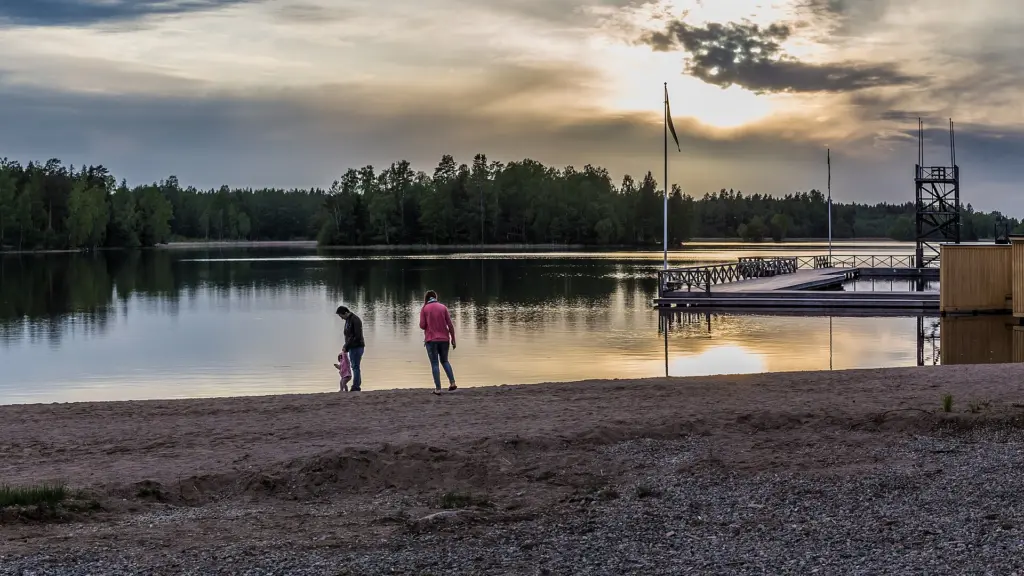 Lake Långforsen, Sala Municipality, Västmanland County, Sweden.