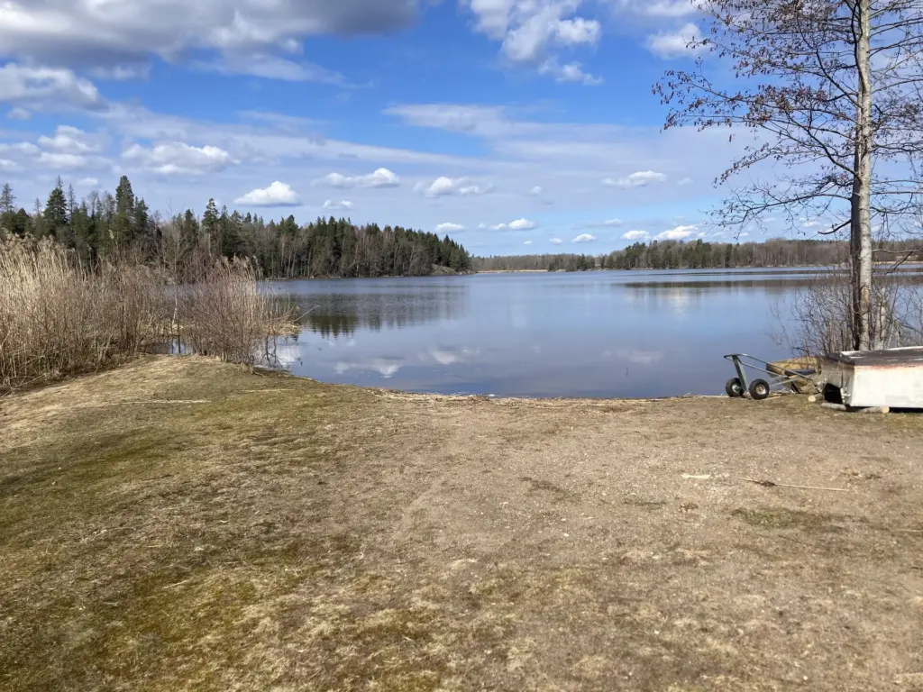 Swimming area in Finspång, Östergötland.