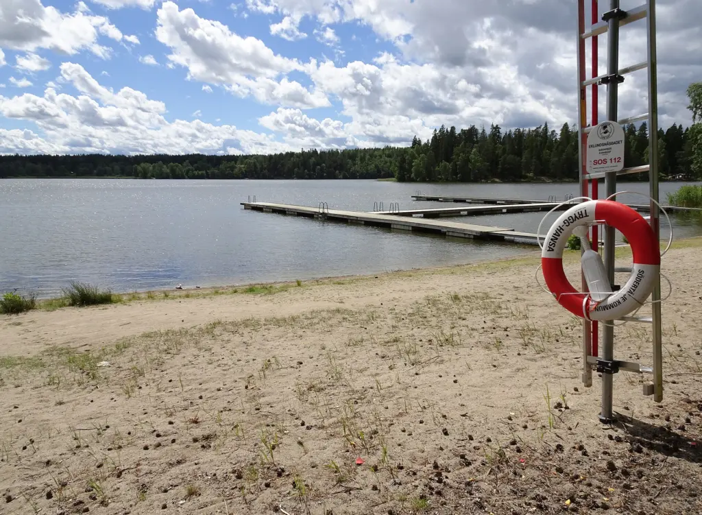 Eklundsnäsbadet i Måsnaren, Södertälje kommun