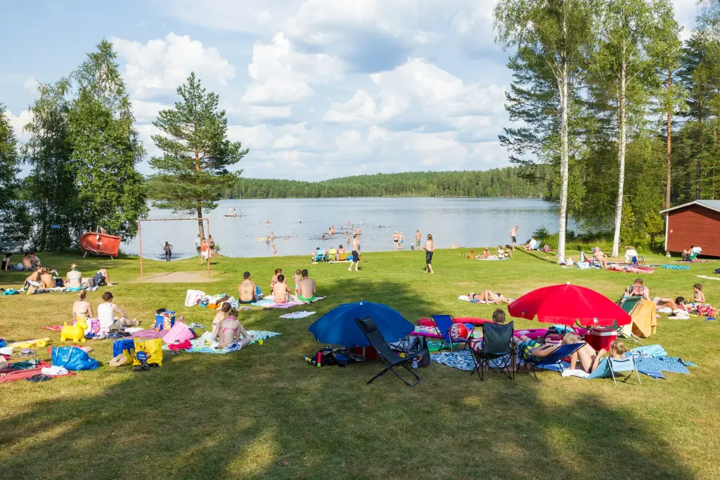 Pålsbenningsbadet, Hedemora kommun, Sverige.