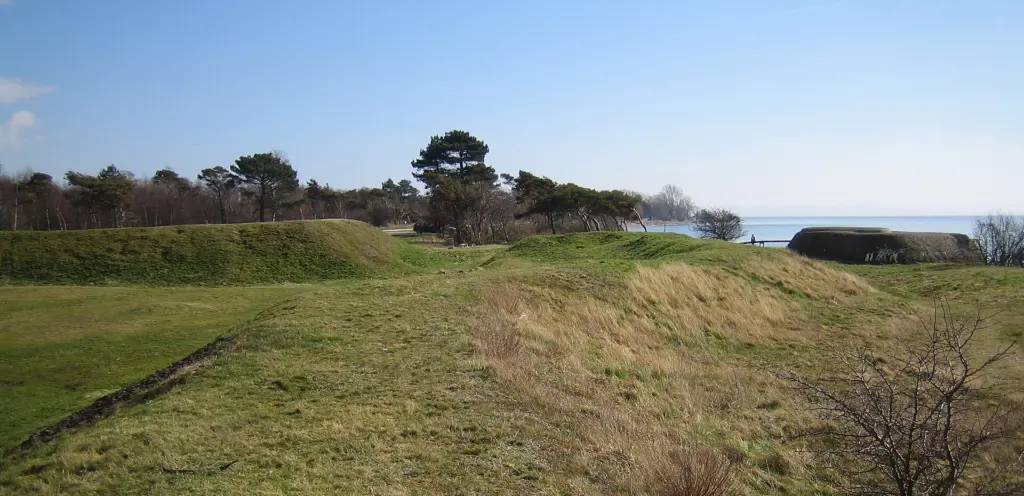 18:th century earth-works at Skåre near Trelleborg, Sweden