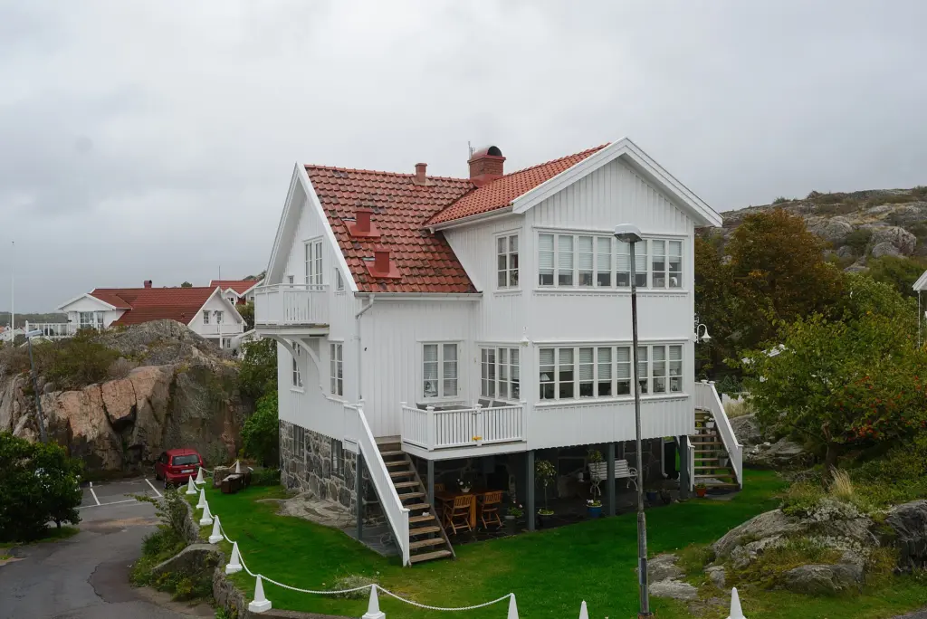 Building in the villages Skärhamn in Tjörn Municipality, Västra Götaland county.