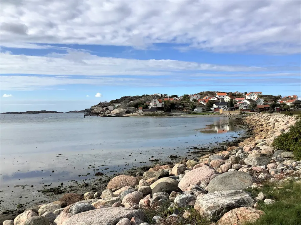 Skeppsviken in Ellös village in Morlanda District, Orust Municipality, Västra Götaland County, Sweden.