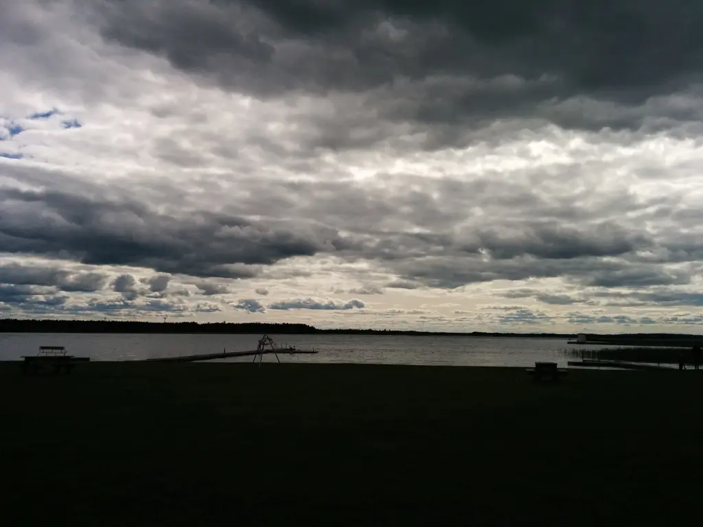 Stranden i Boresnberg, juni 2014.