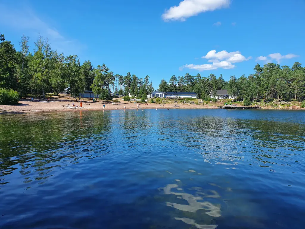 public beach Tättö