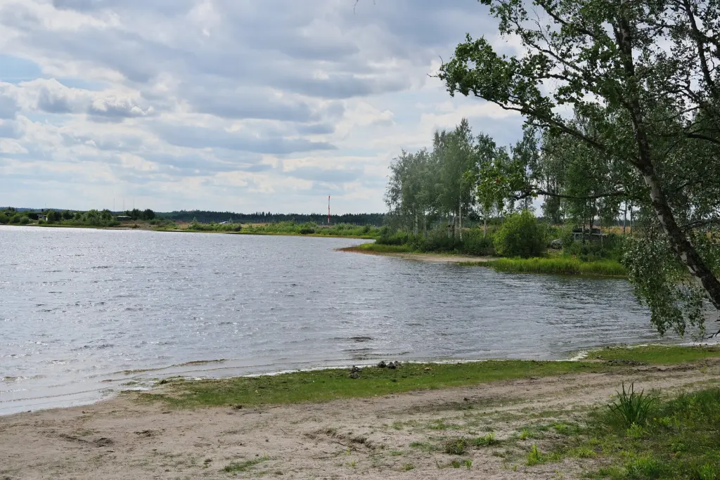 Västersjöns badplats vid Jönköpings flygplats östra del.