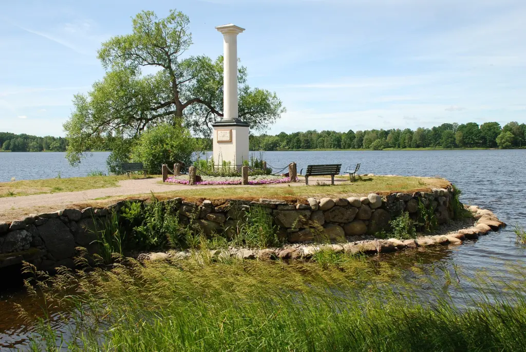 Kampens pelare vid Växjösjön